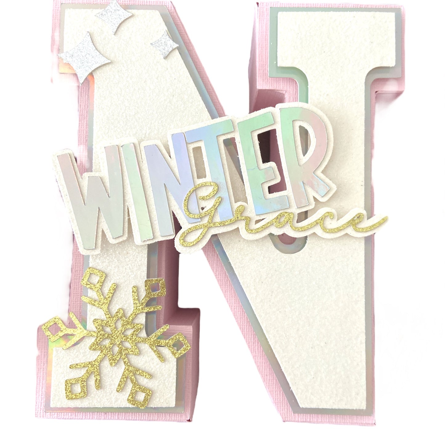 Winter Onederland 3D Letters