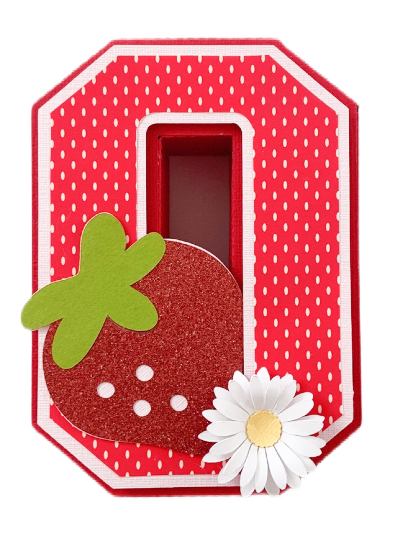 Sweet ONE Strawberry 3D Letters