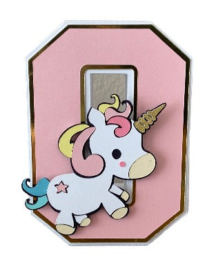 pink and gold baby unicorn first birthday