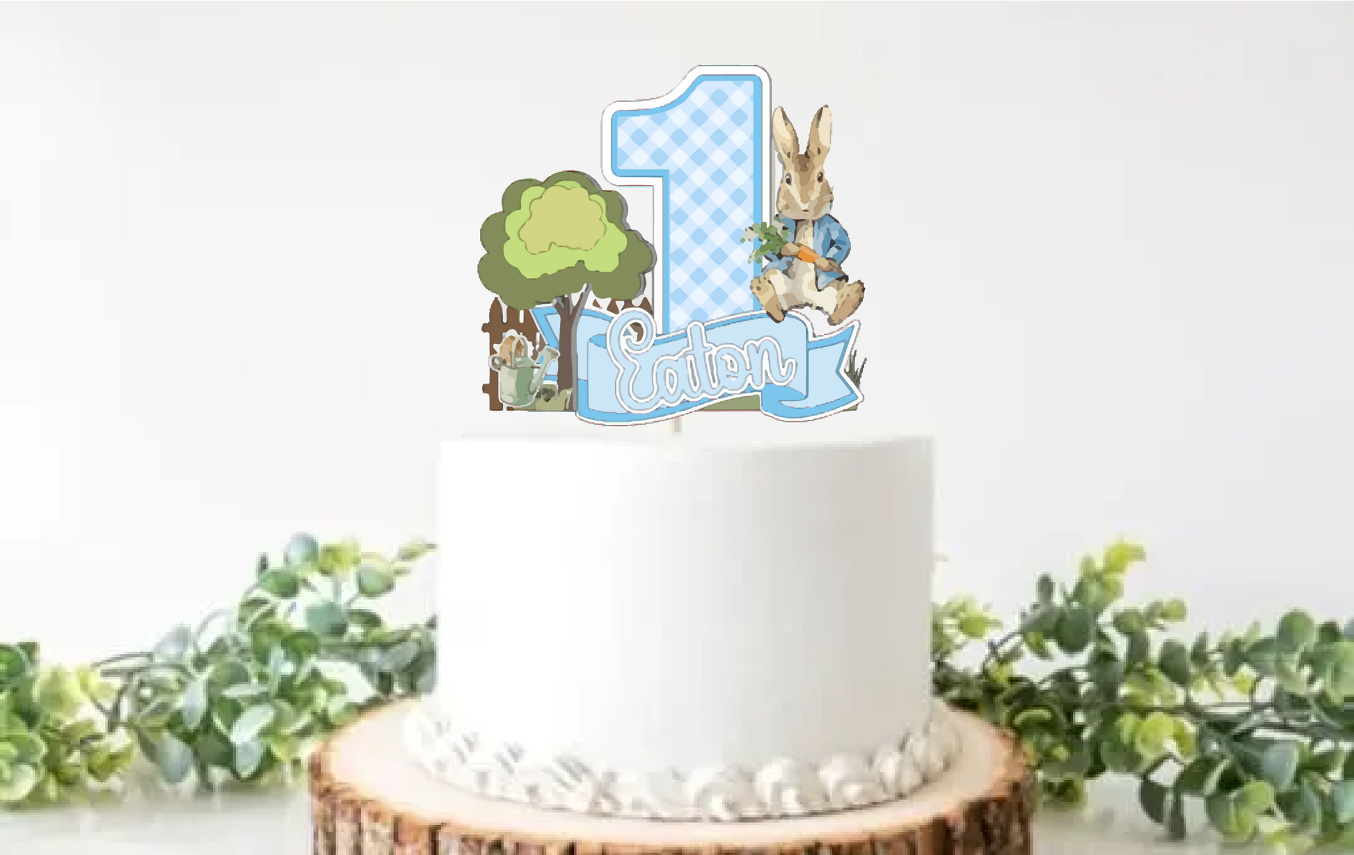 Peter Rabbit Baby Shower Cake