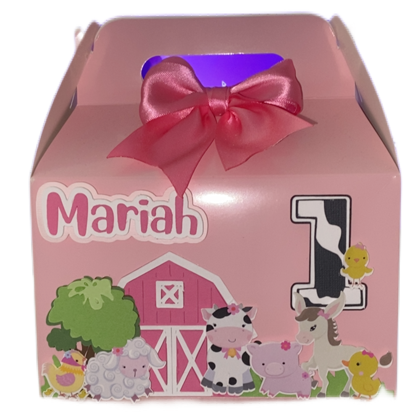 vaca lola farm gable favor box