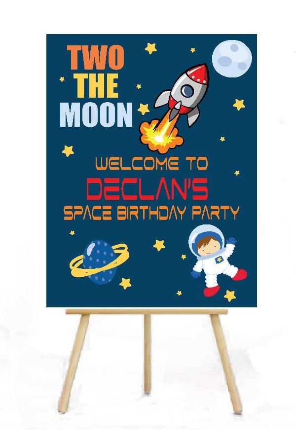 space astronauts two the moon sign