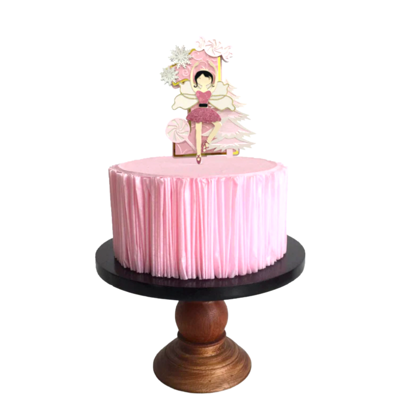 Sugar Plum Fairy Smash Cake topper