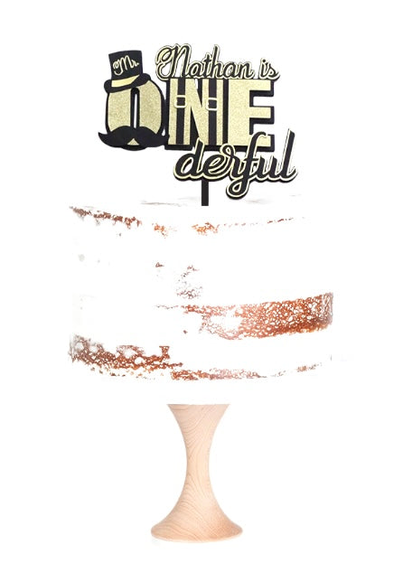 Mr. ONEderful Smash Cake Topper