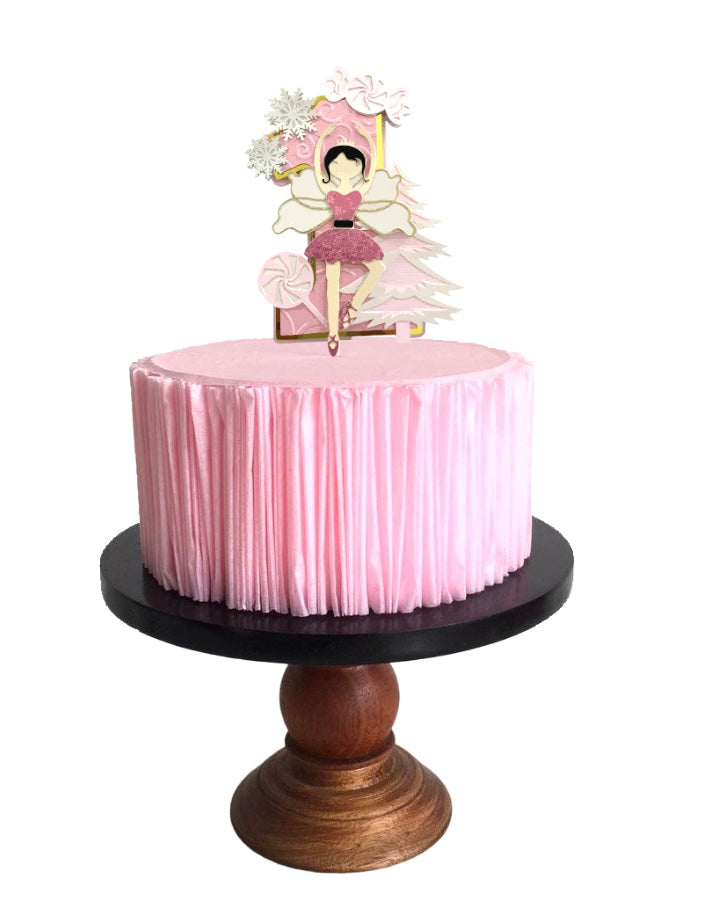 sugar plum fairy smash cake topper