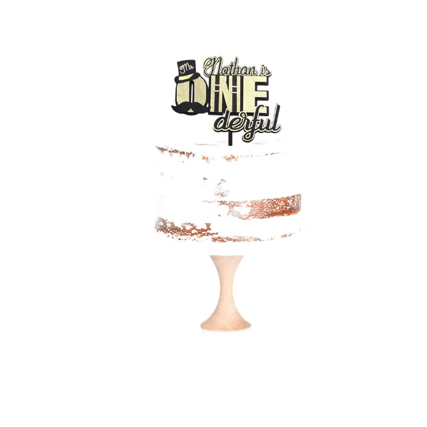 Mr Onederful smash cake topper